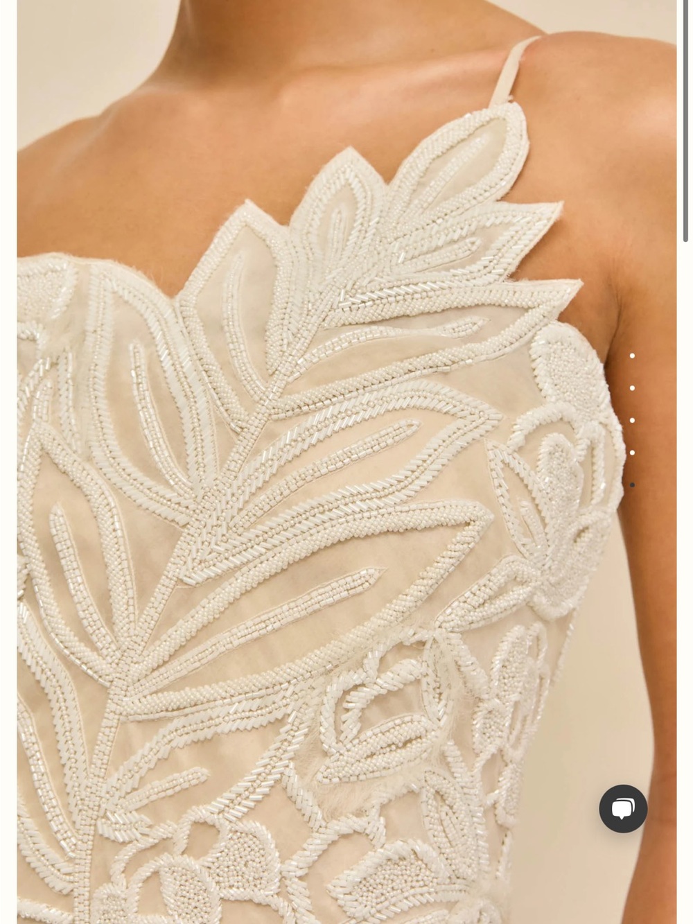 Cult Gaia, Ivory Kiran Gown, One Shoulder - Picture 4 of 8
